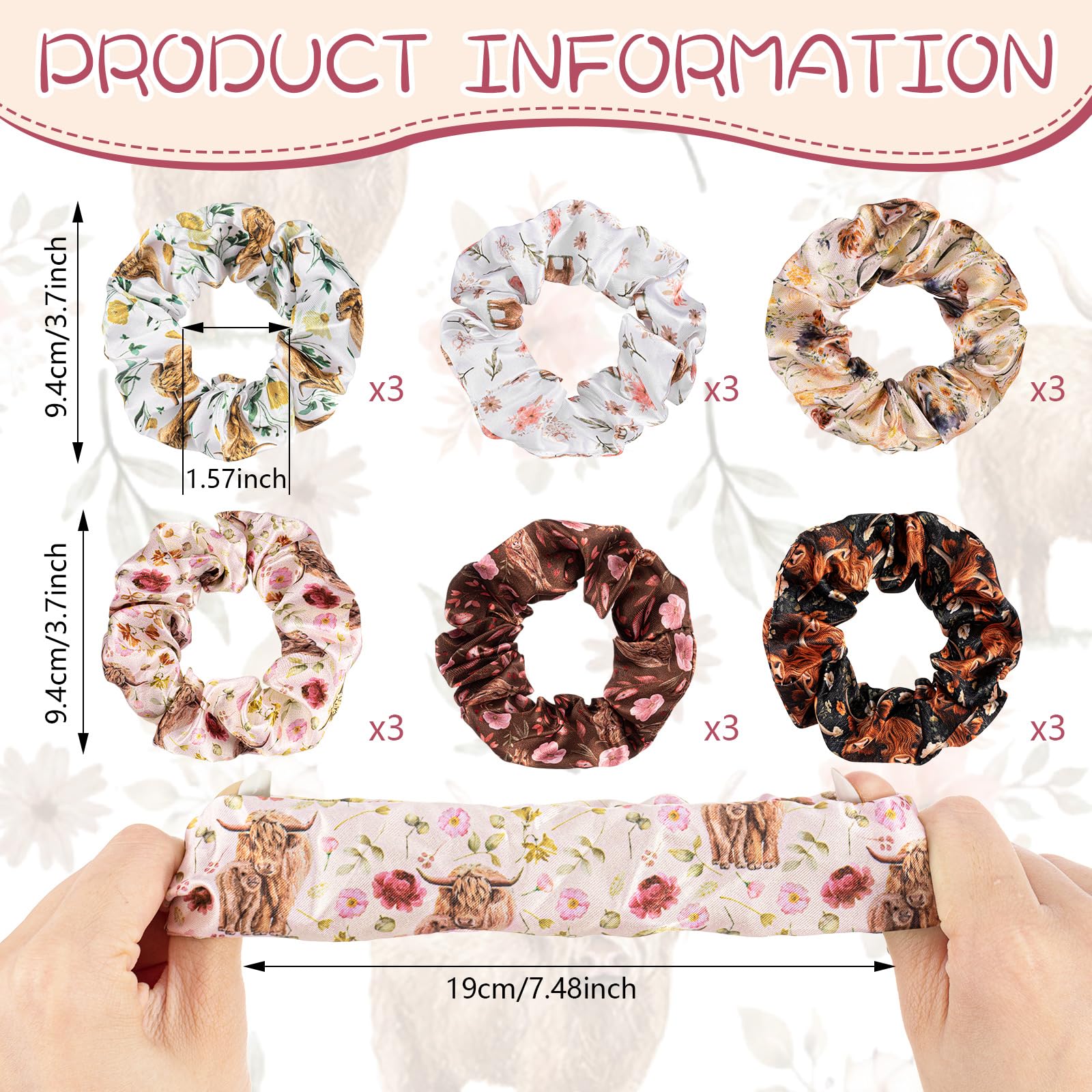Les scrunchies Yuxung offrent couleur et texture, idéales pour un look casual ou festif.