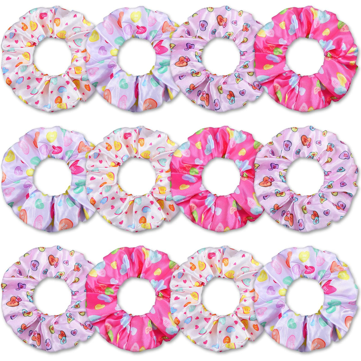 Serre-tête satin Yuxung avec coeurs de conversation pour un look romantique durable