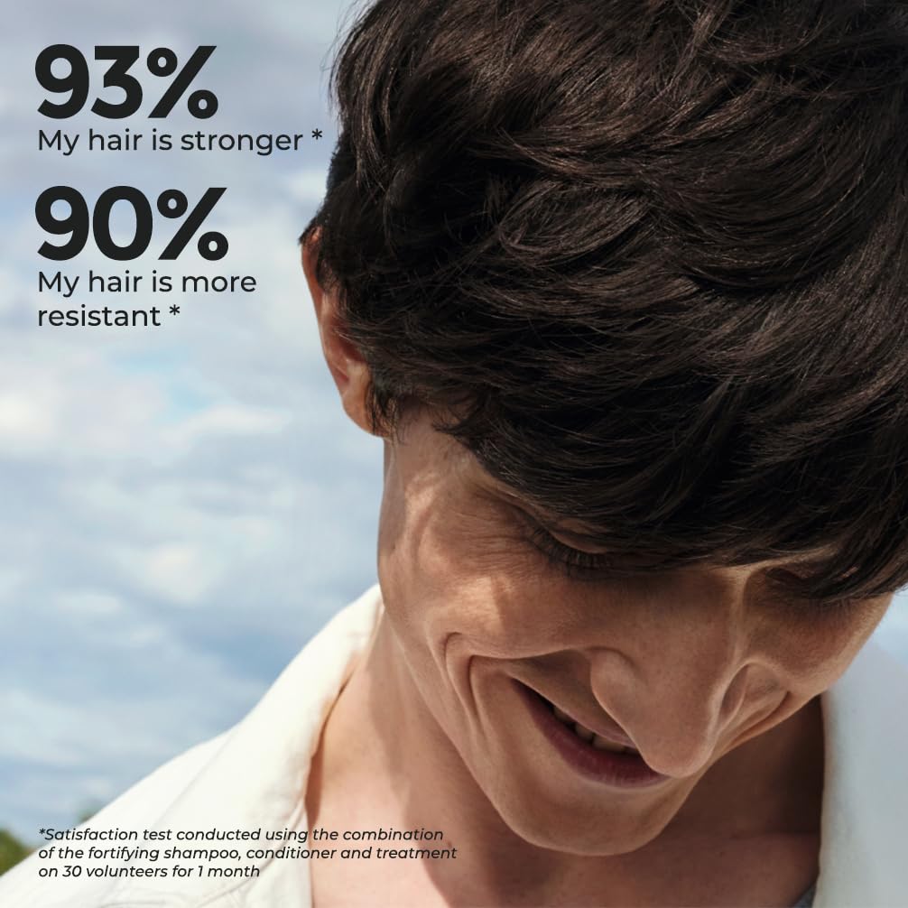 Cheveux propres après lavage Density Rescue, densité visuelle améliorée.