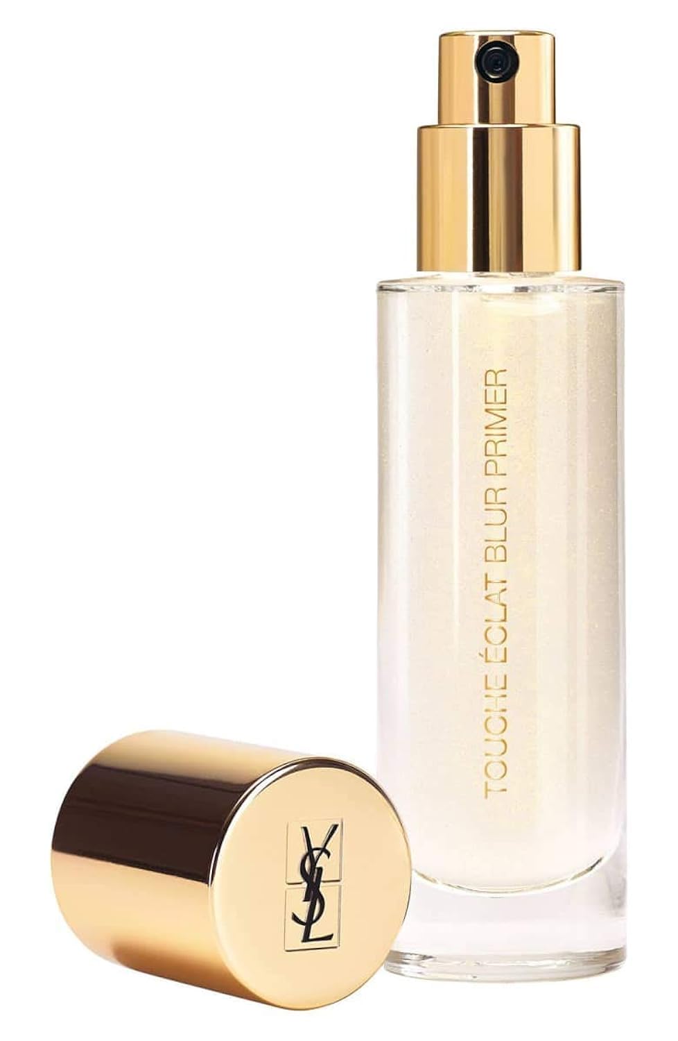 Yves Saint Laurent Blur Primer argent, prêt pour l'application et prépare le teint pour le maquillage.