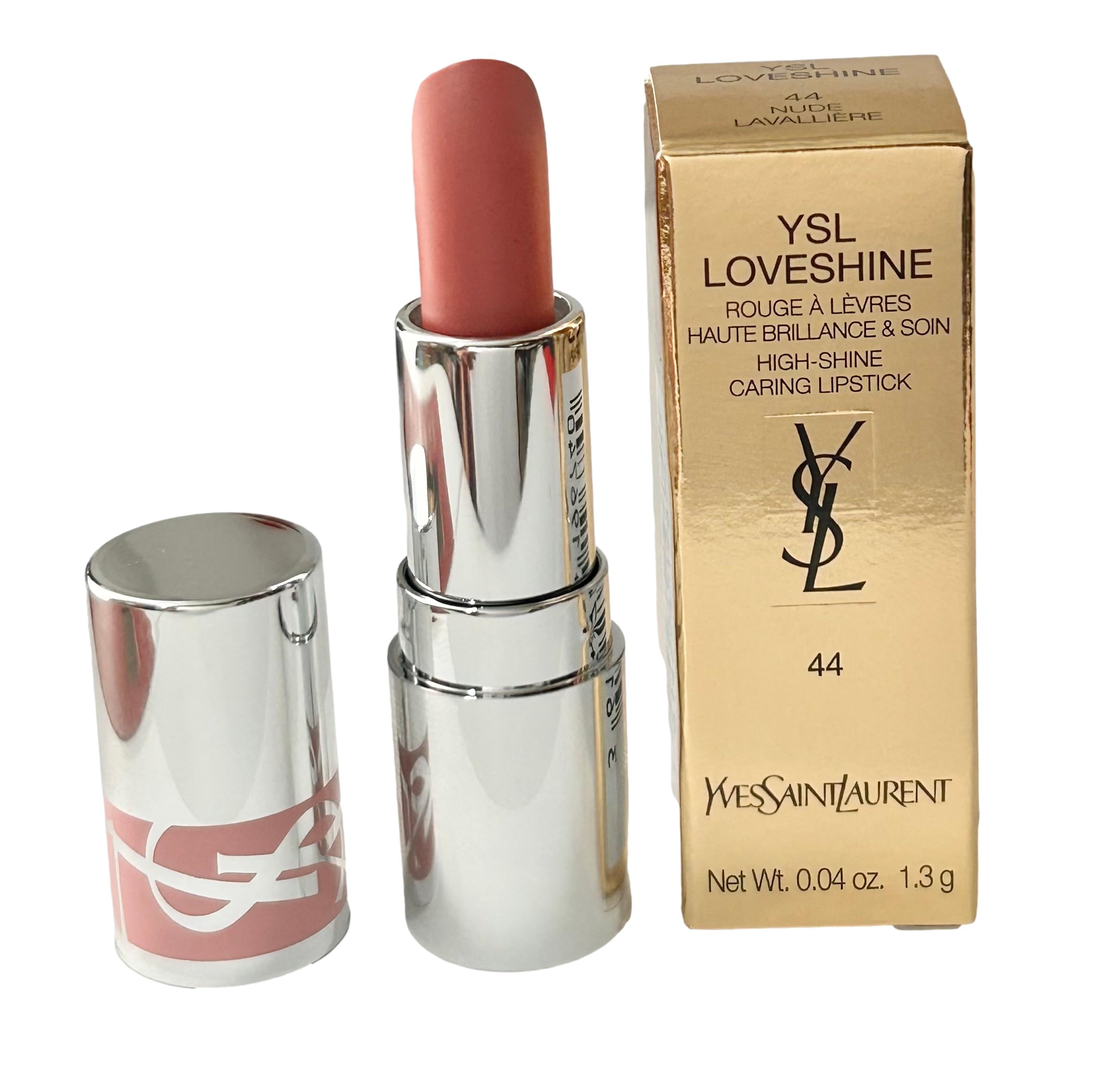Yves Saint Laurent Loveshine Nude Lavallière mini, format pratique pour retouches discrètes.