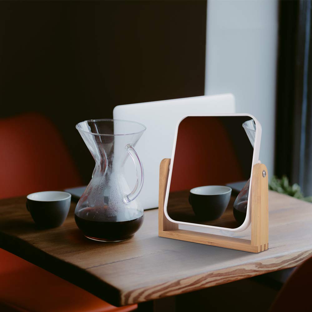 Miroir compact et portable YYPDC pour vanité et voyage.