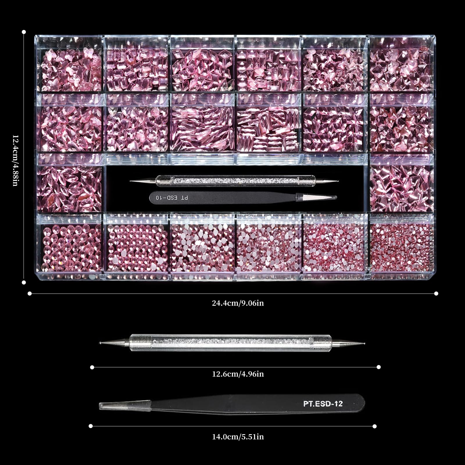 Yzzseven application facile sur ongles naturels ou artificiels.