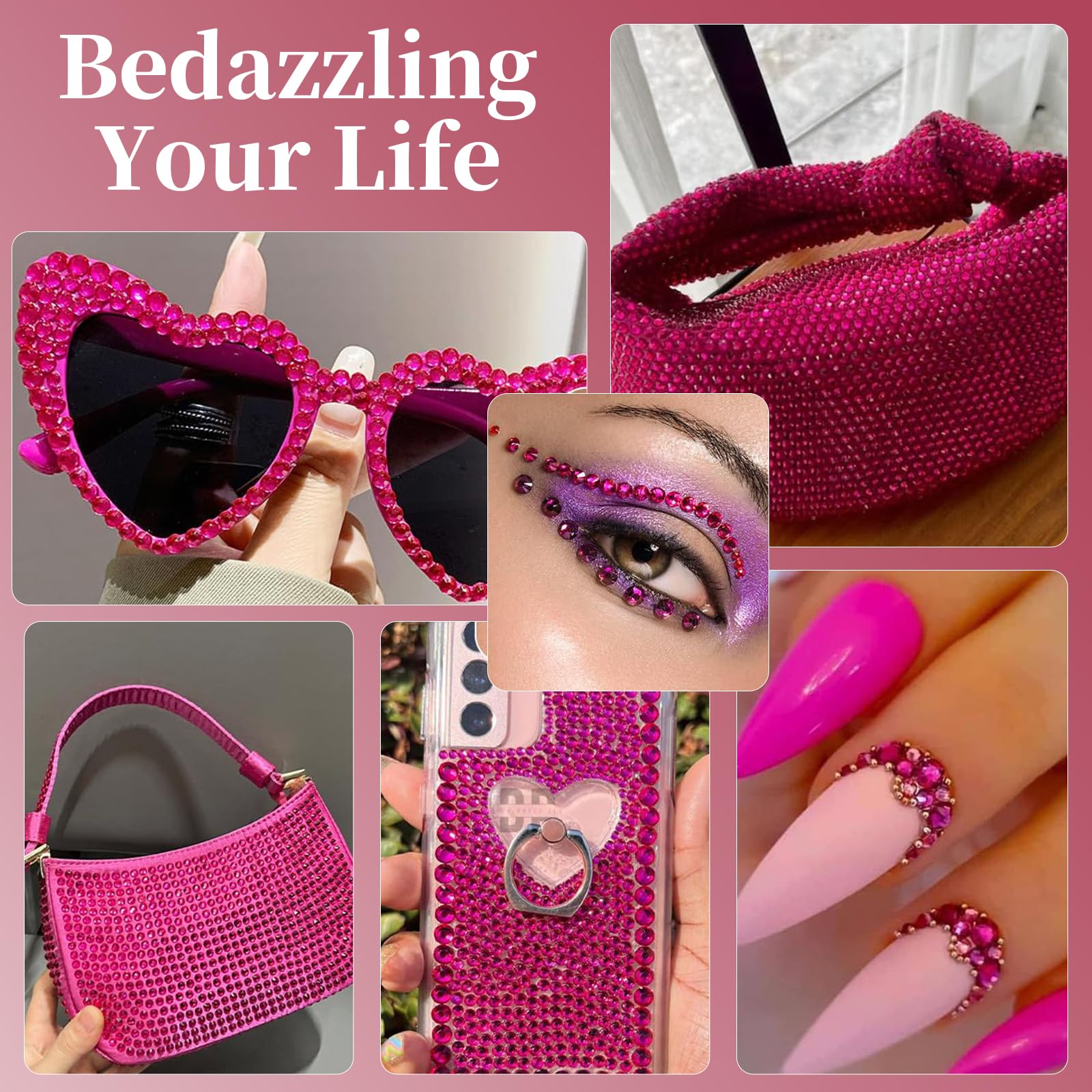 Yzzseven ornements ongles 20 modèles, variété pour designs personnalisés