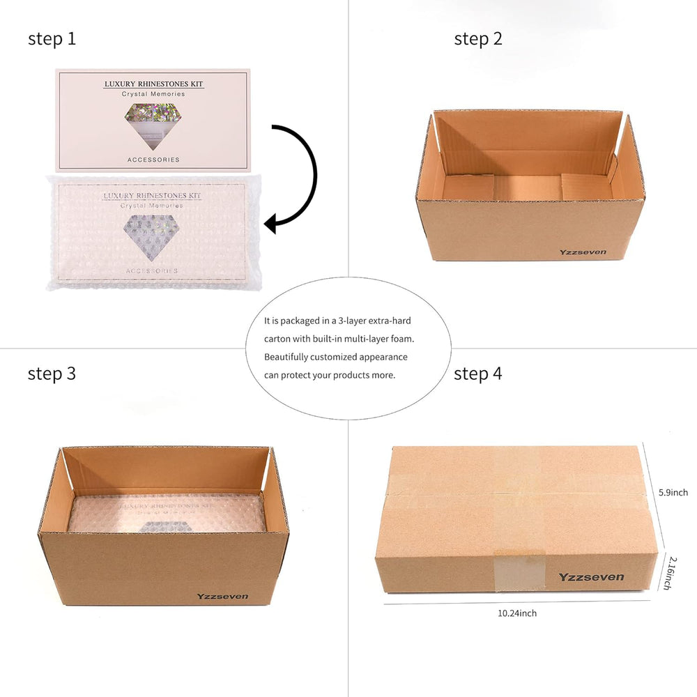 Yzzseven: outils pince et foret pour une pose précise.