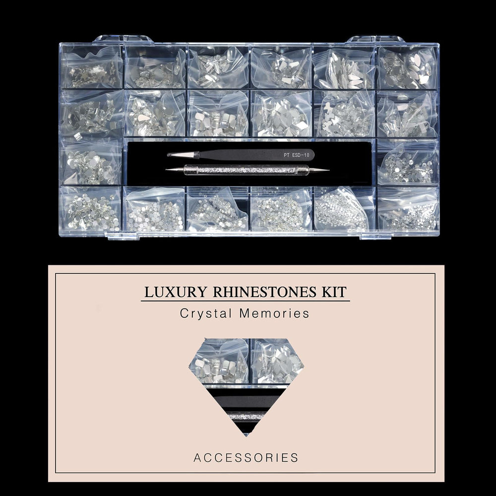Yzzseven utilisations variées pour ongles, maquillage et accessoires.