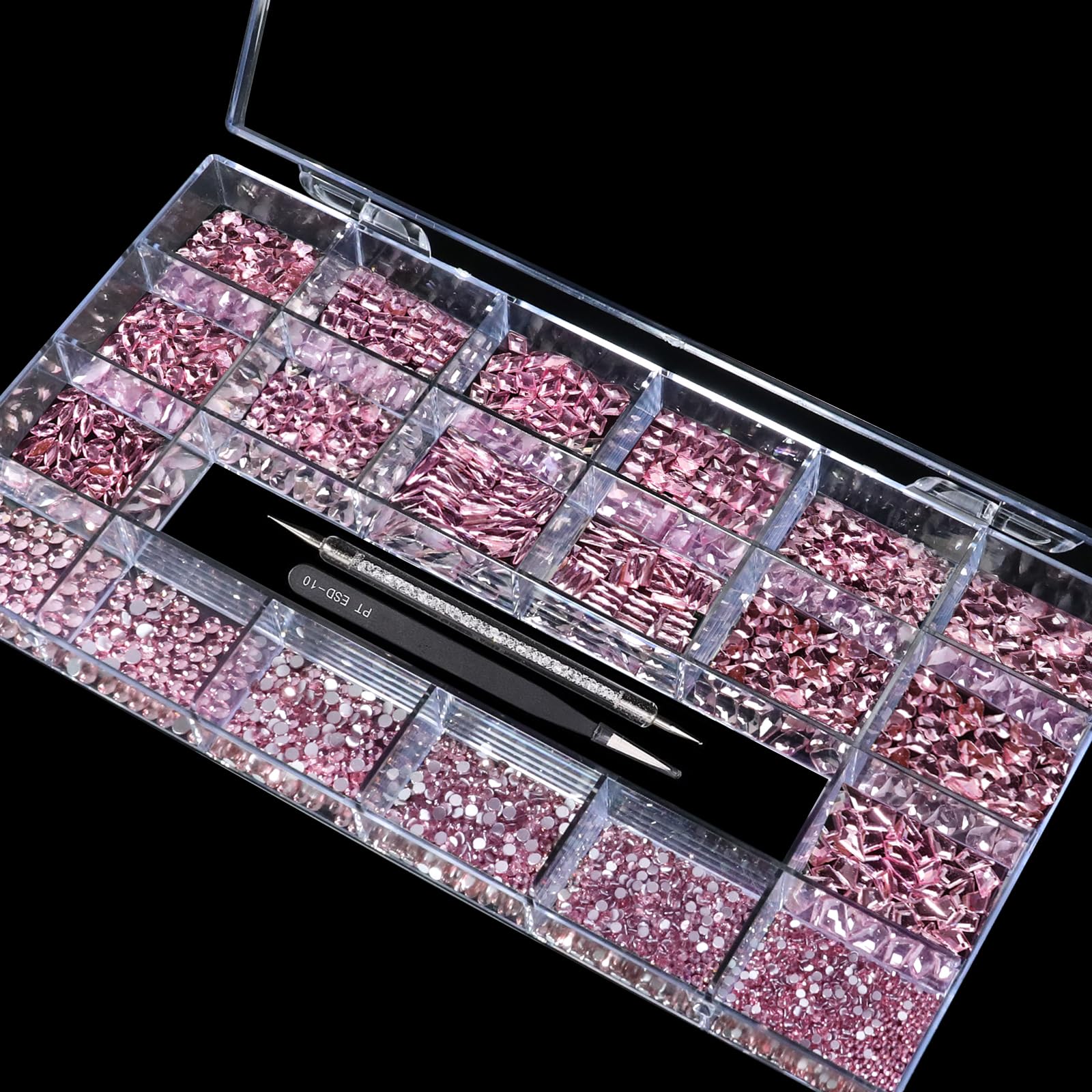 Yzzseven usages polyvalents pour maquillage, coques et vêtements avec brillance.