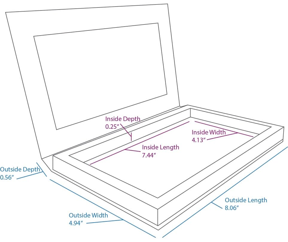 Z Palette Grande magnétique intérieur optimisé pour rangement