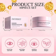 ZACUEEOCY Masque yeux apaisement froid: sensation rafraîchissante et relief immédiat.