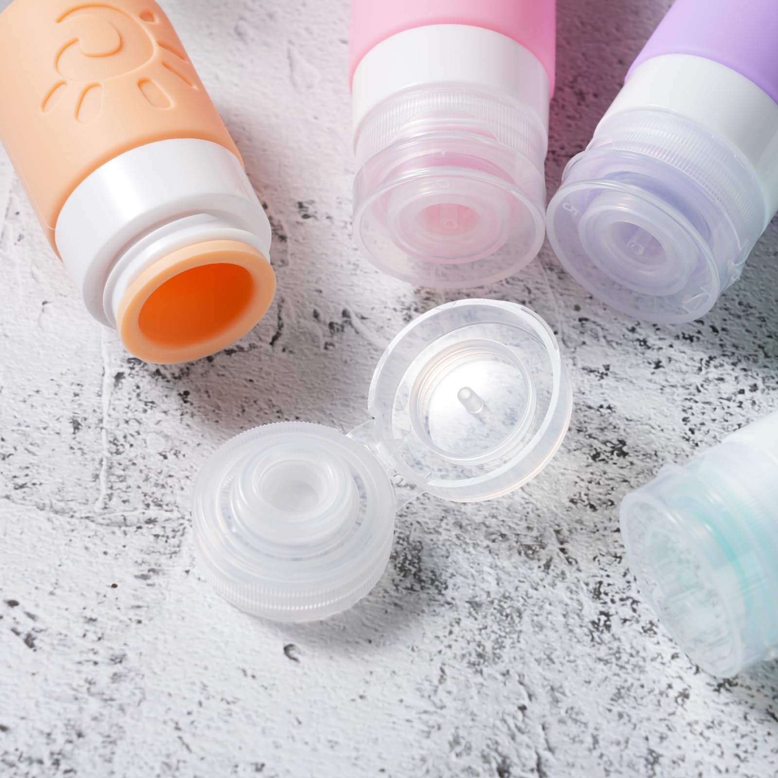 Bouchons en silicone Zafit étanches assurant zéro fuite dans les bagages.