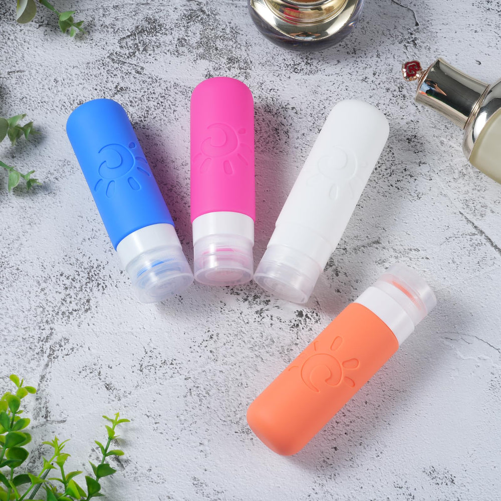 Bouteille Zafit en silicone sans BPA 88 ml, facile à remplir et nettoyer.