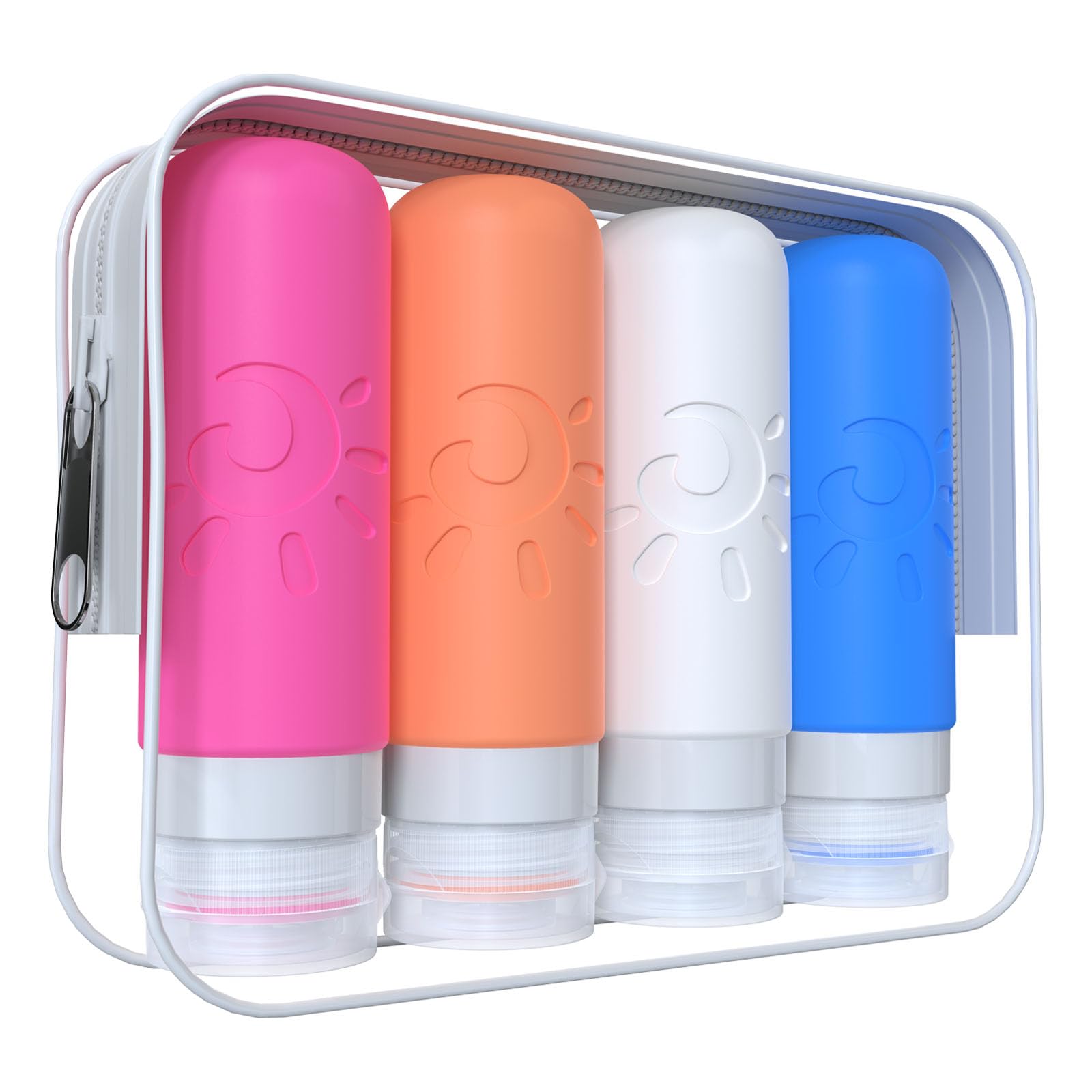 Bouteille Zafit 88 ml anti-fuite pour déplacements et soins.