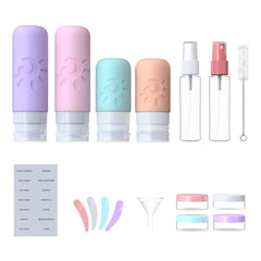 Ensemble accessoires voyage Zafit pour organiser vos produits sans fuite en cabine.