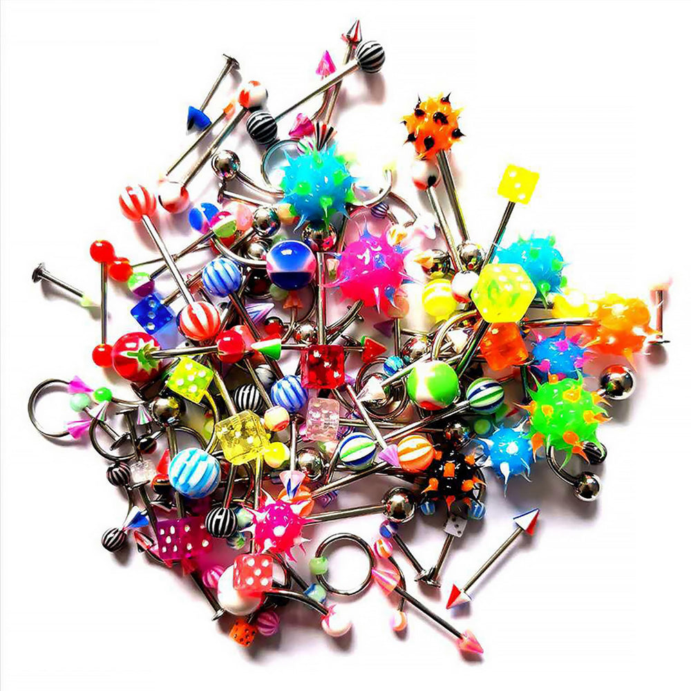 ZAKCBEAUR accessoires-piercing-langue-ongles pour décor original