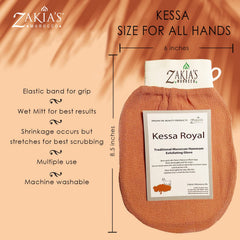 Gant Kessa Zakia's Morocco, peau plus lisse et meilleure absorption des produits