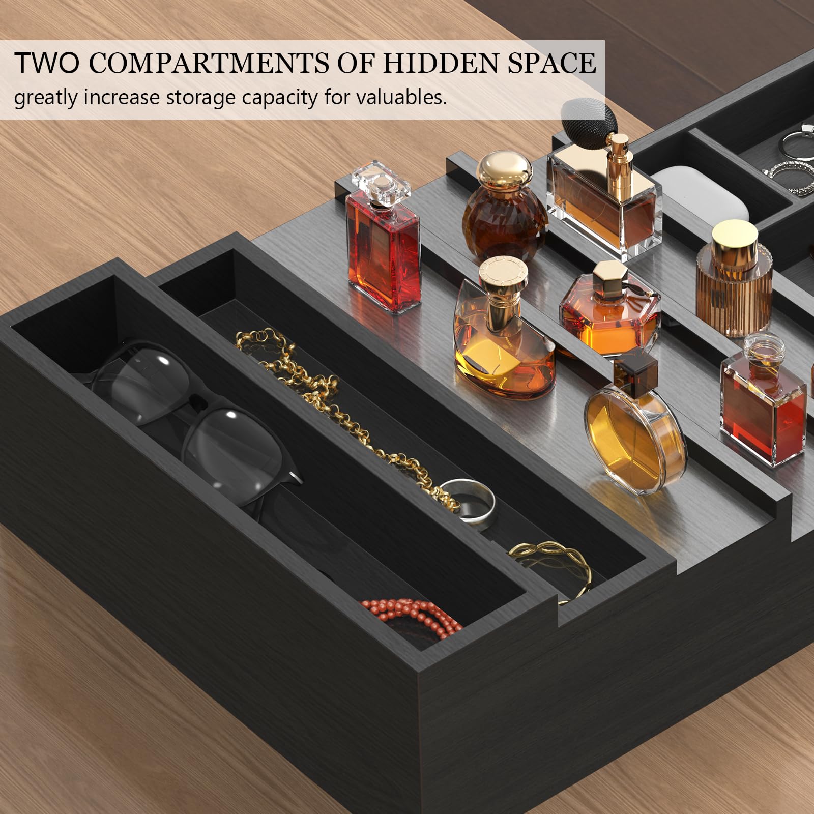 Zaldia tiroir divise accessoires ranger montres et bijoux avec ordre