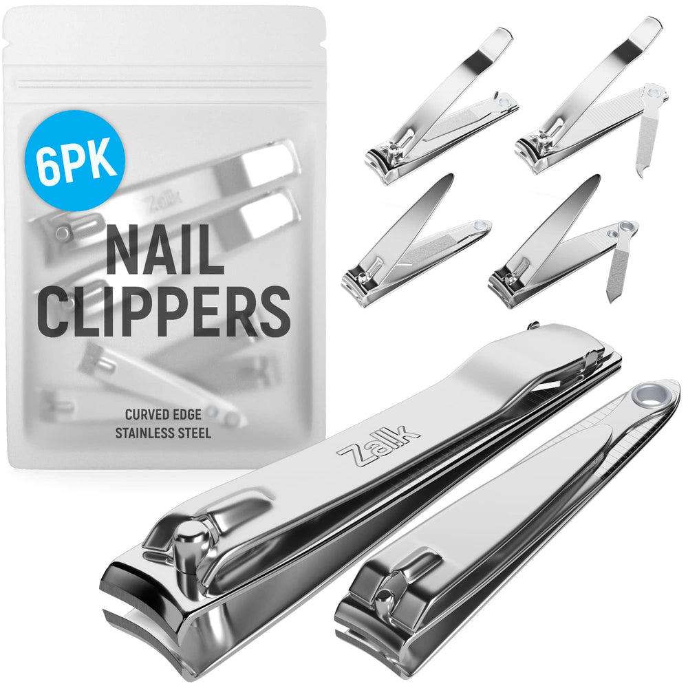 zalik ensemble 6 coupe-ongles, pratique pour une manucure à domicile.