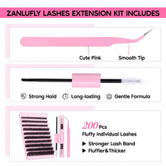 Applicateur de cils Zanlufly pour une application maîtrisée.