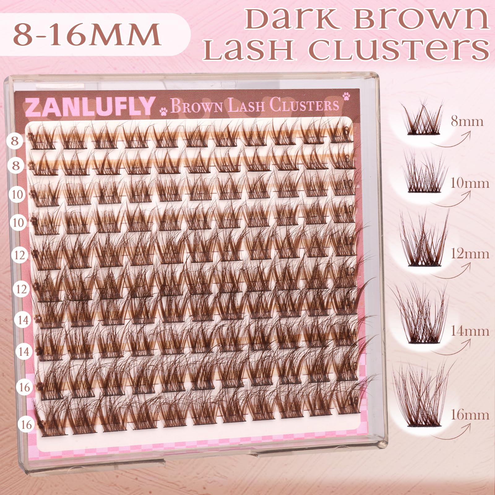 ZANLUFLY — bande ultra-fine et flexible pour s'adapter à tous les yeux.