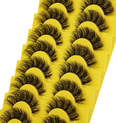 Cils Zanlufly faciles à appliquer grâce à la bande transparente