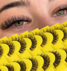 Cils Zanlufly bande invisible, rendu naturel sans démarcation.