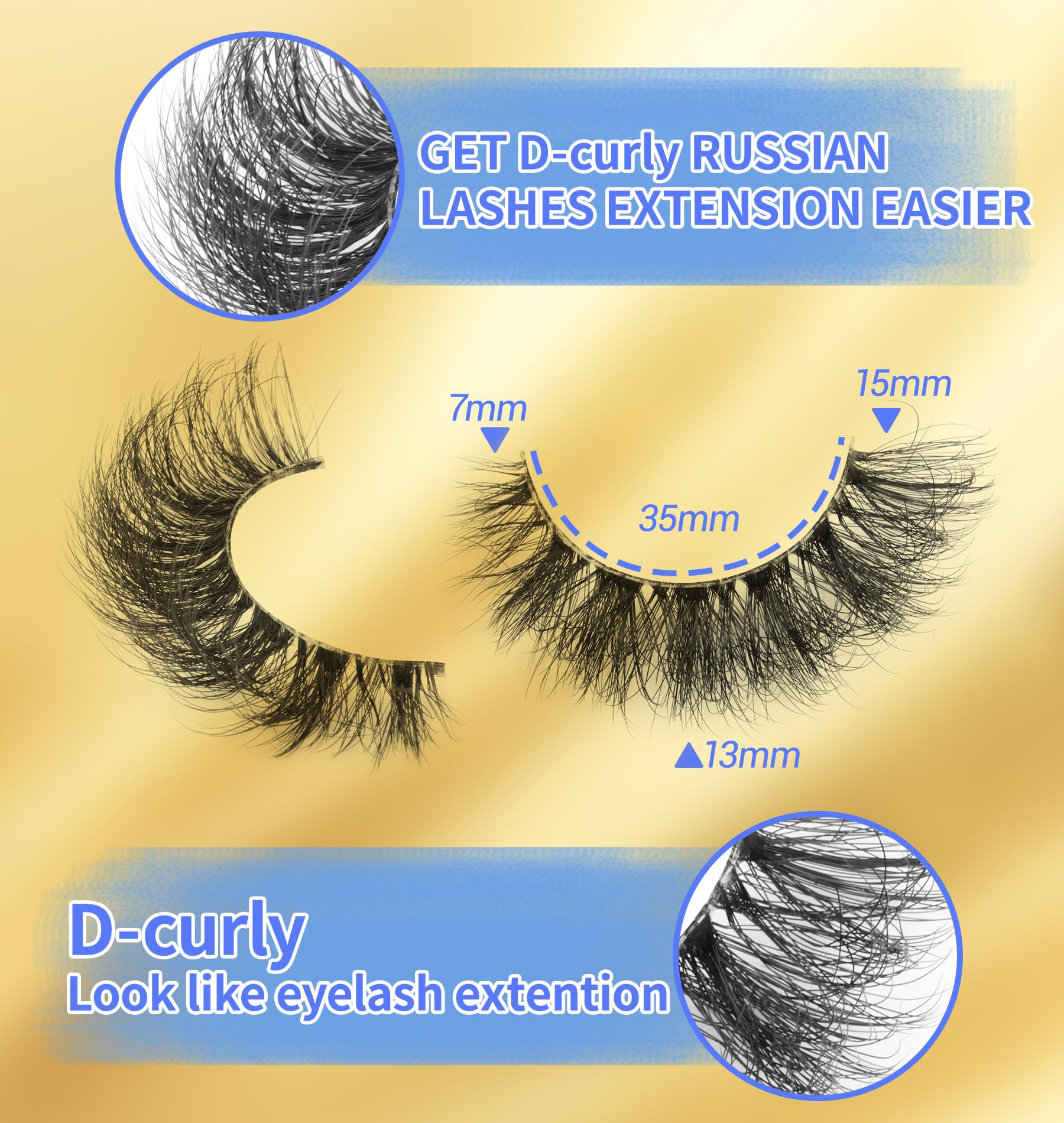 Effet cat-eye avec D-Curly pour agrandir le regard.