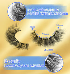 Effet cat-eye avec D-Curly pour agrandir le regard.