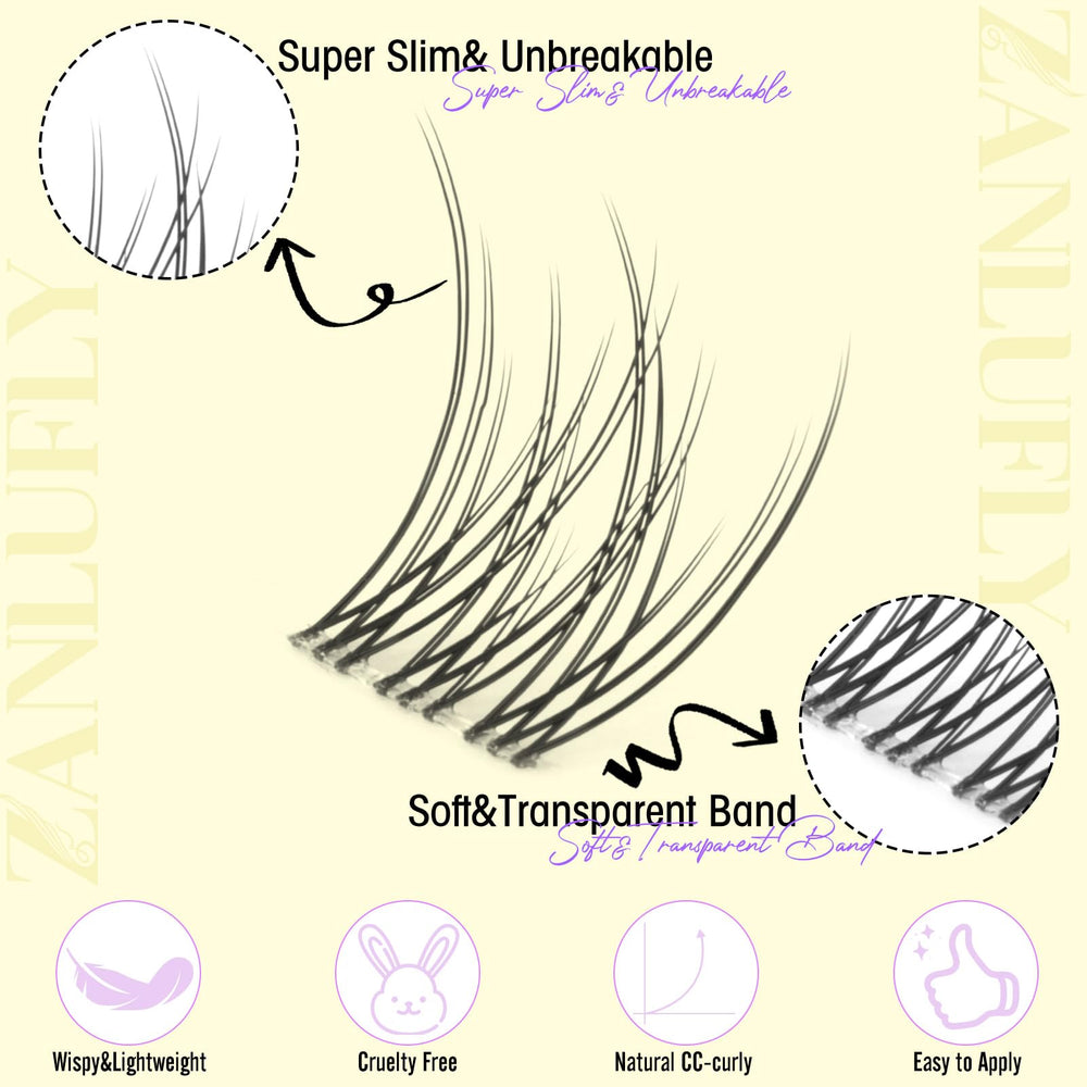 Extensions faciles à poser soi-même pour un look élégant.