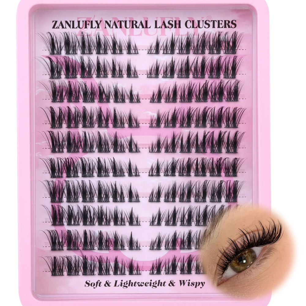 zanlufly cils-en-grappes style oreilles-renard: regard plus marqué et naturel