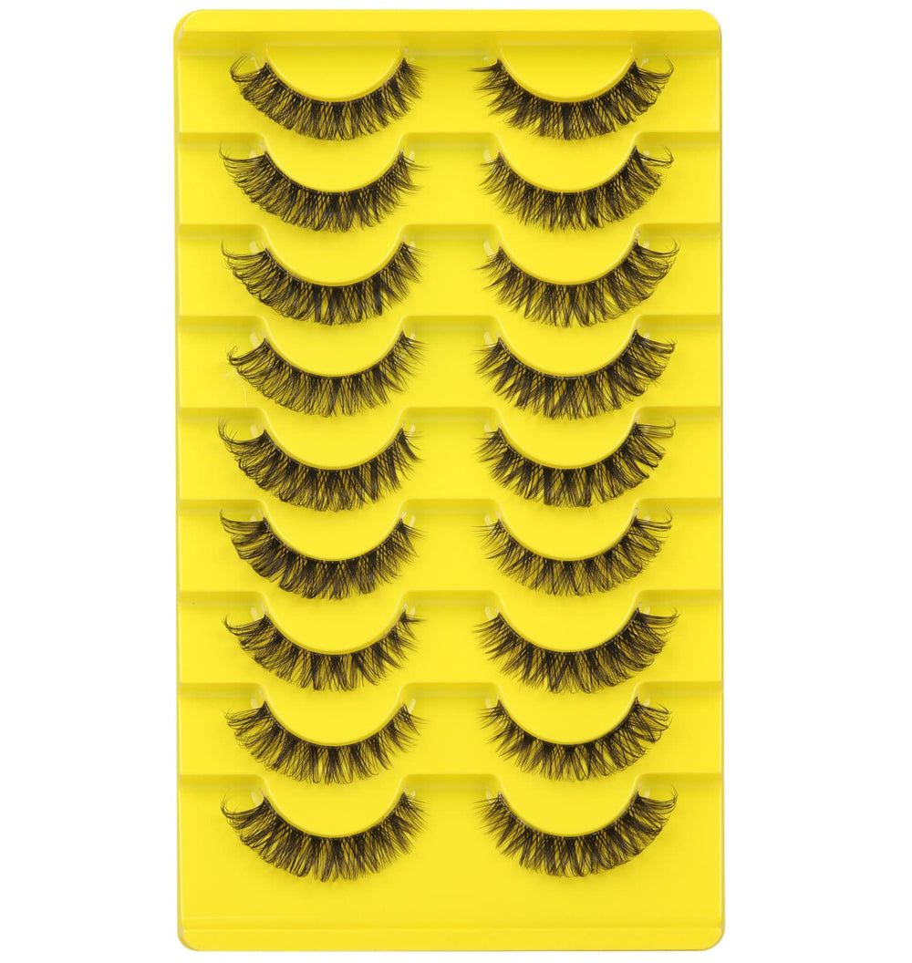 Cils Zanlufly fibre synthétique imitant le sable pour une allure légère.
