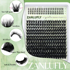 Zanlufly cils-individuels réutilisables pack 276 pièces