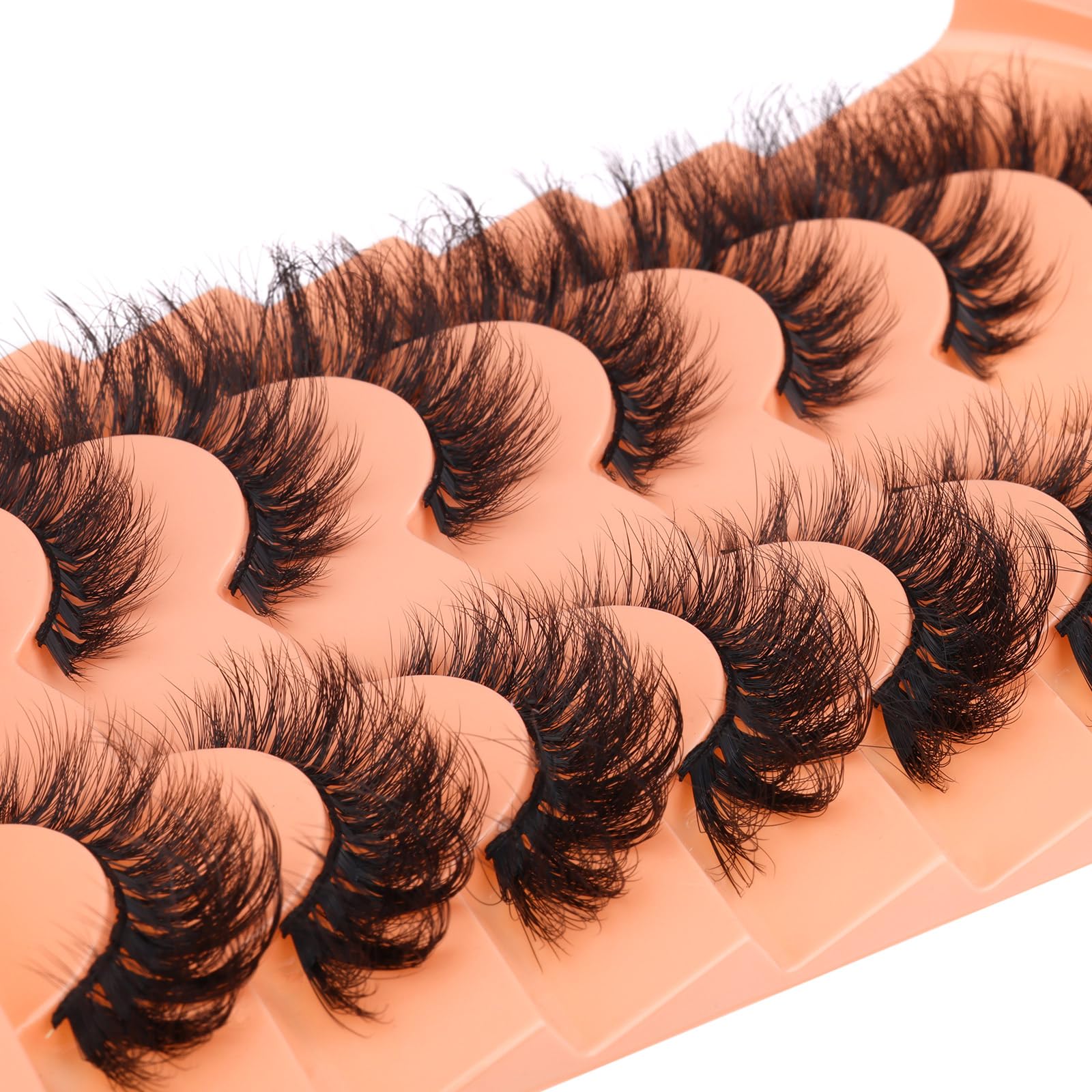Cils Zanlufly Mink – bande coton-confort: port agréable toute la journée.