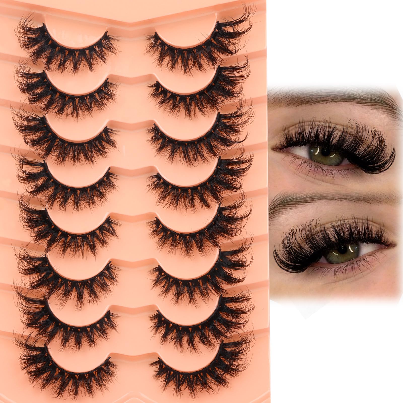 Cils Zanlufly Mink – fait main: artisanat soigné.