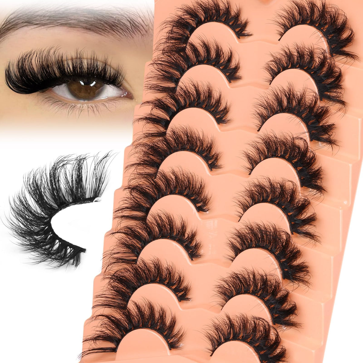 Cils Zanlufly Mink – oeil-renard-volume: effet lift et regard glamour.