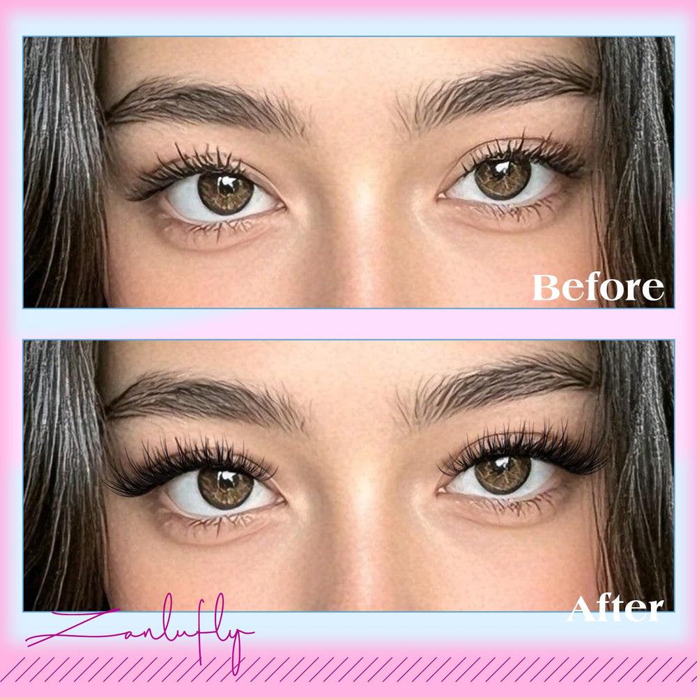 Cils réutilisables pour plusieurs looks avec Zanlufly.