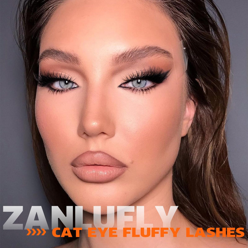 Cils Zanlufly faits main pour une sensation douce et durable.