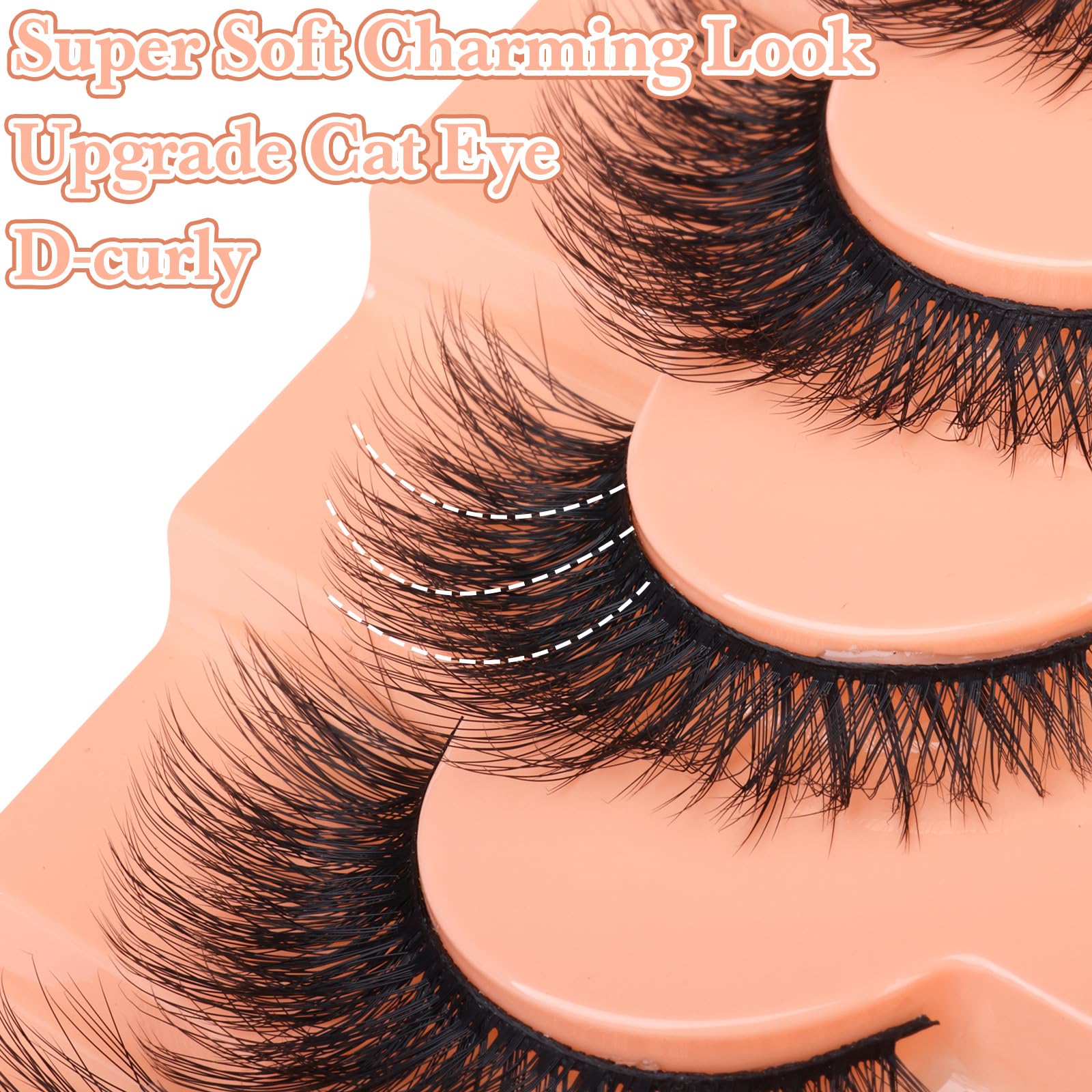 Cils Zanlufly mink naturel pour un look léger et quotidien.