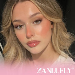 Zanlufly effet plumeux: texture légère pour un regard profond.