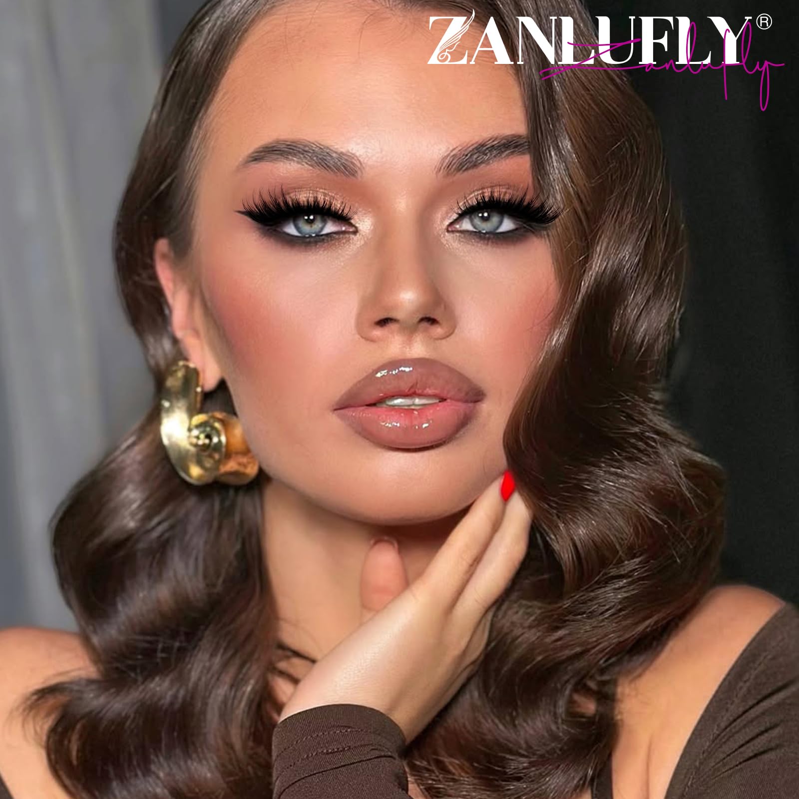 Extensions cils réutilisables et végan Zanlufly pour un look durable.