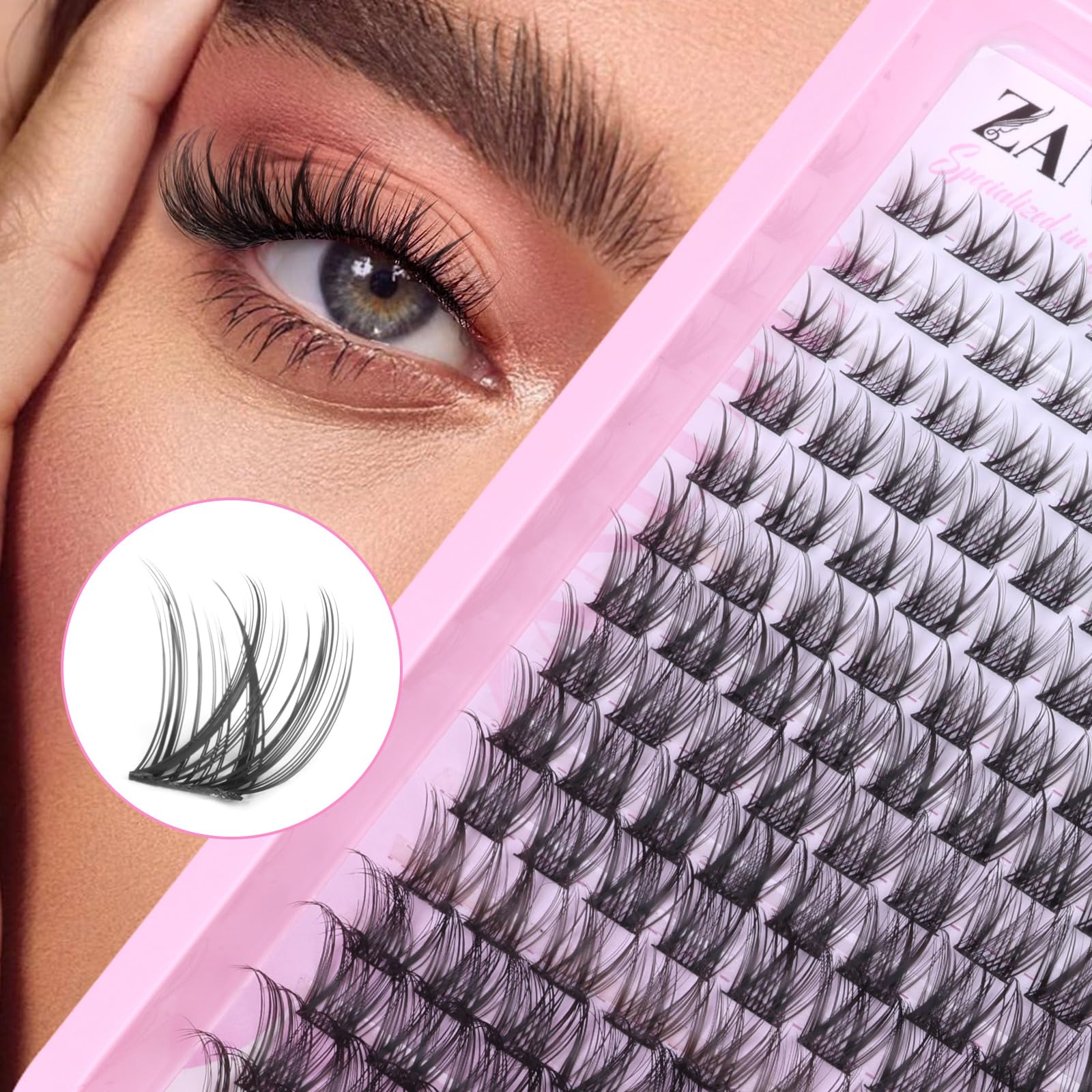 Cils noirs au rendu naturel pour un maquillage quotidien rapide.