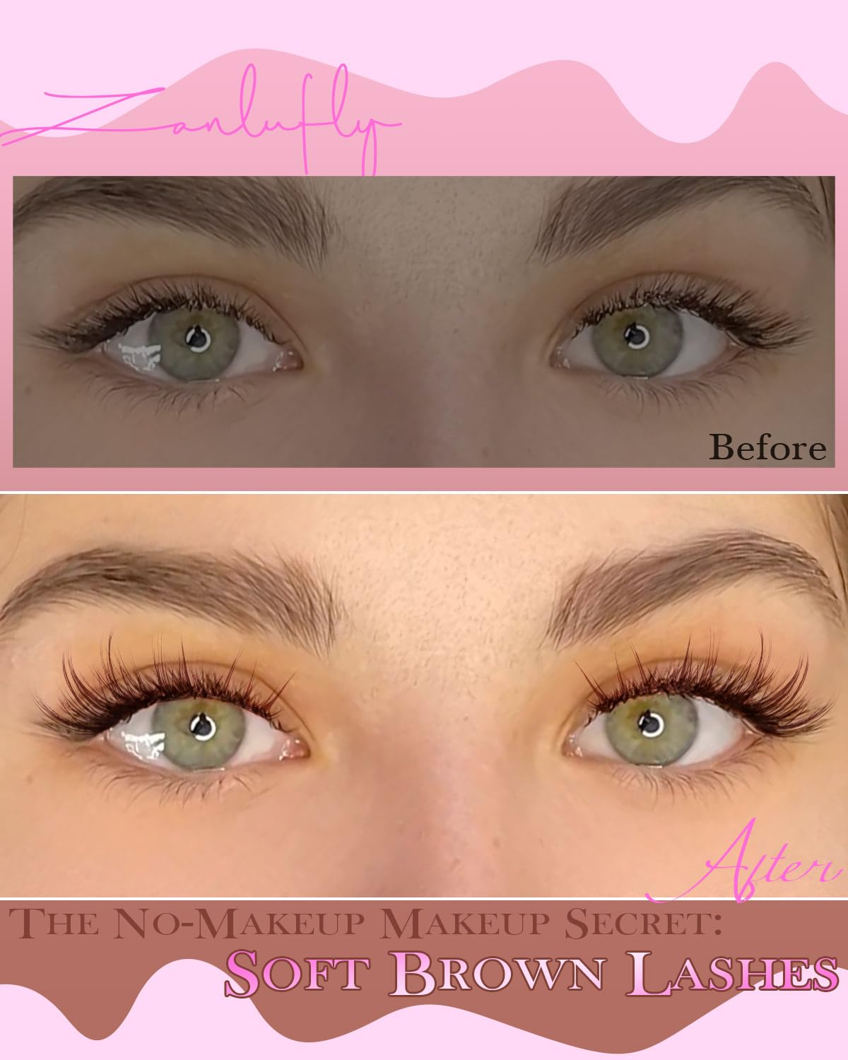 Cils ZANLUFLY réutilisables pour plusieurs looks sans recommencer.