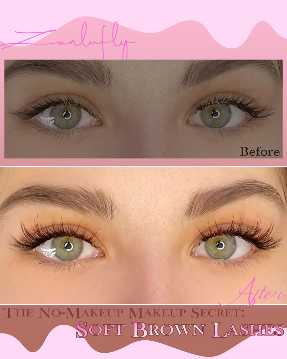 Cils ZANLUFLY réutilisables pour plusieurs looks sans recommencer.