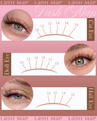 Cils ZANLUFLY brun sombre pour un look subtil et harmonieux.