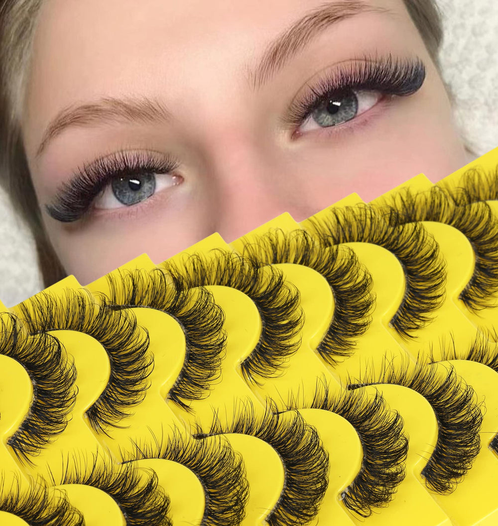 Cils zanlufly effet oeil de chat d-curly pour un regard allongé et glamour