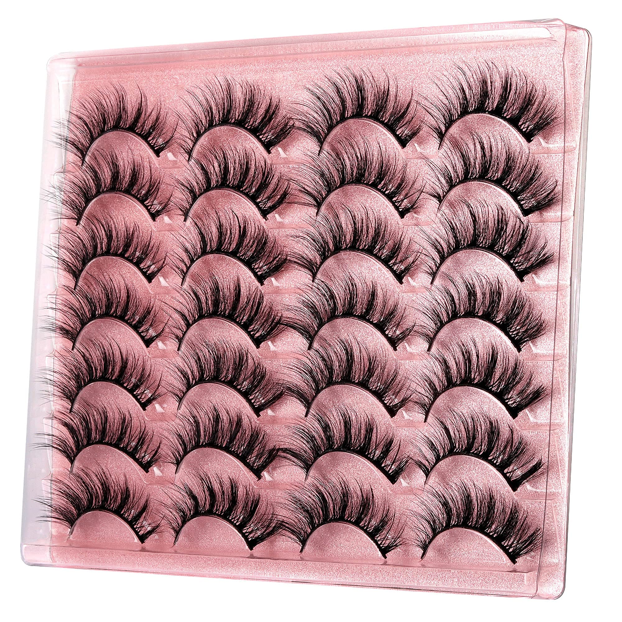 ZANLUFLY faux-cils fait main avec bande souple pour un ajustement confortable.