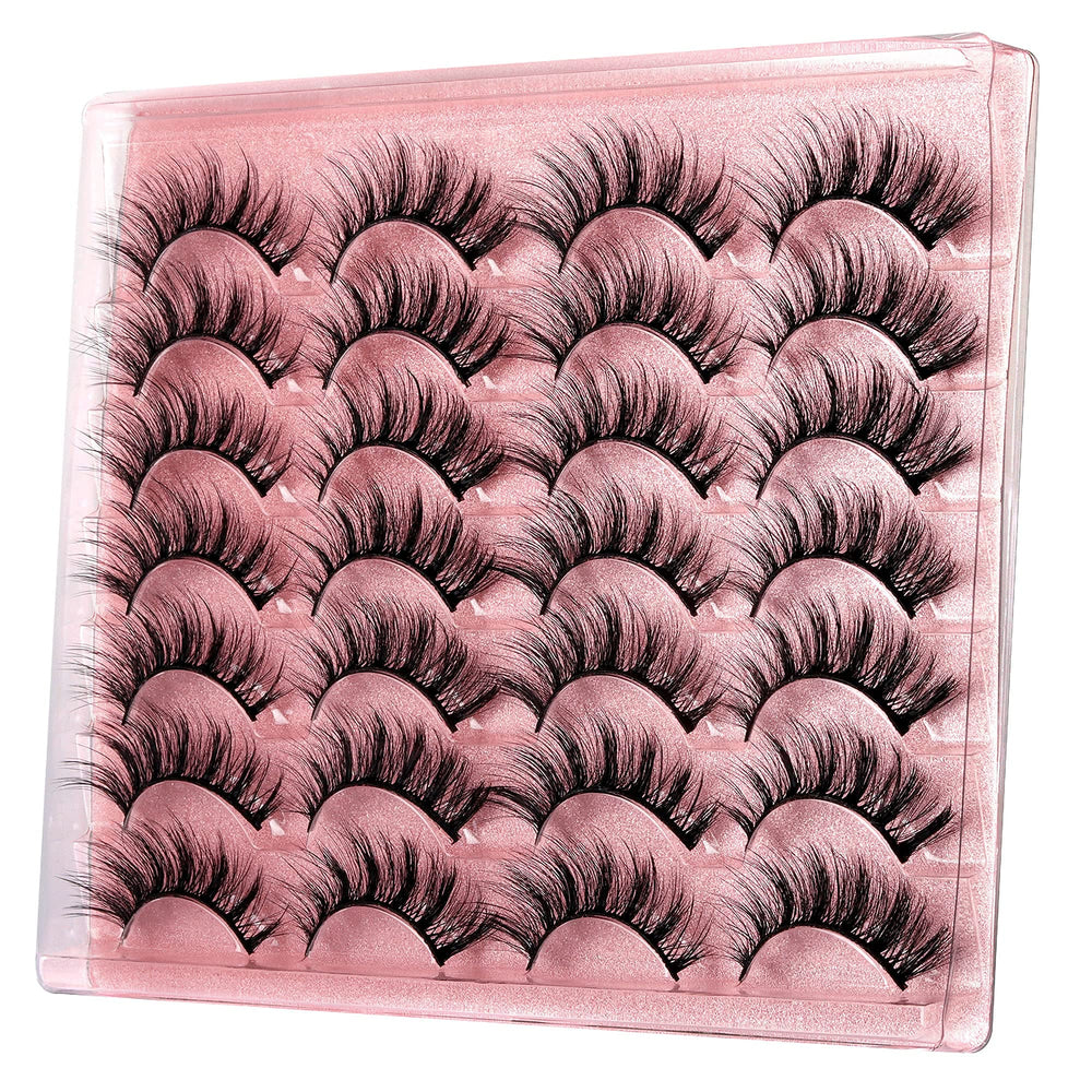ZANLUFLY faux-cils fait main avec bande souple pour un ajustement confortable.