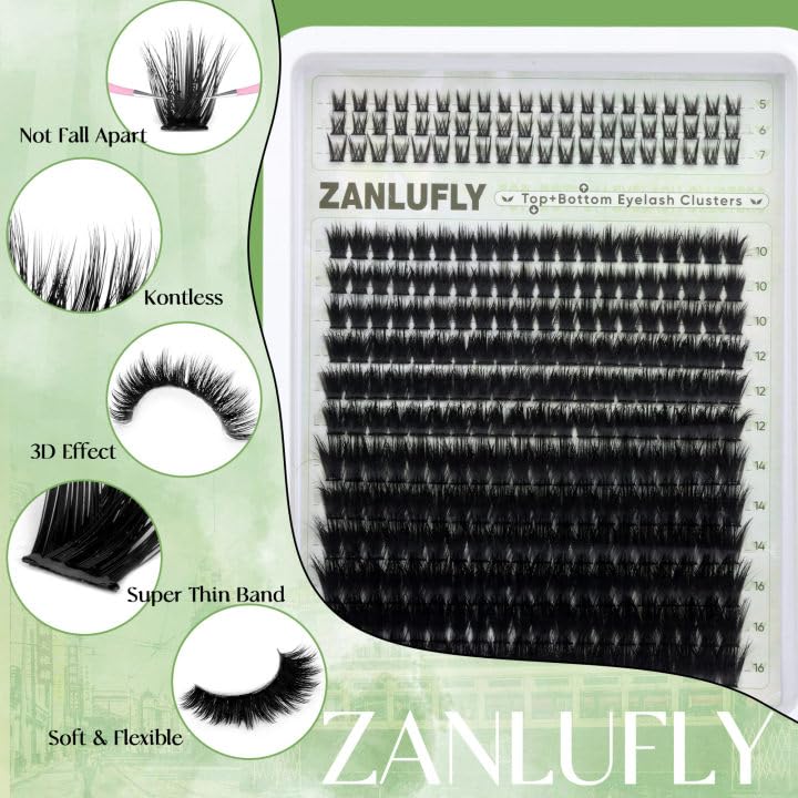 zanlufly extensions-individuelles synthétiques ultra-doux et naturels.