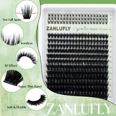zanlufly extensions-individuelles synthétiques ultra-doux et naturels.