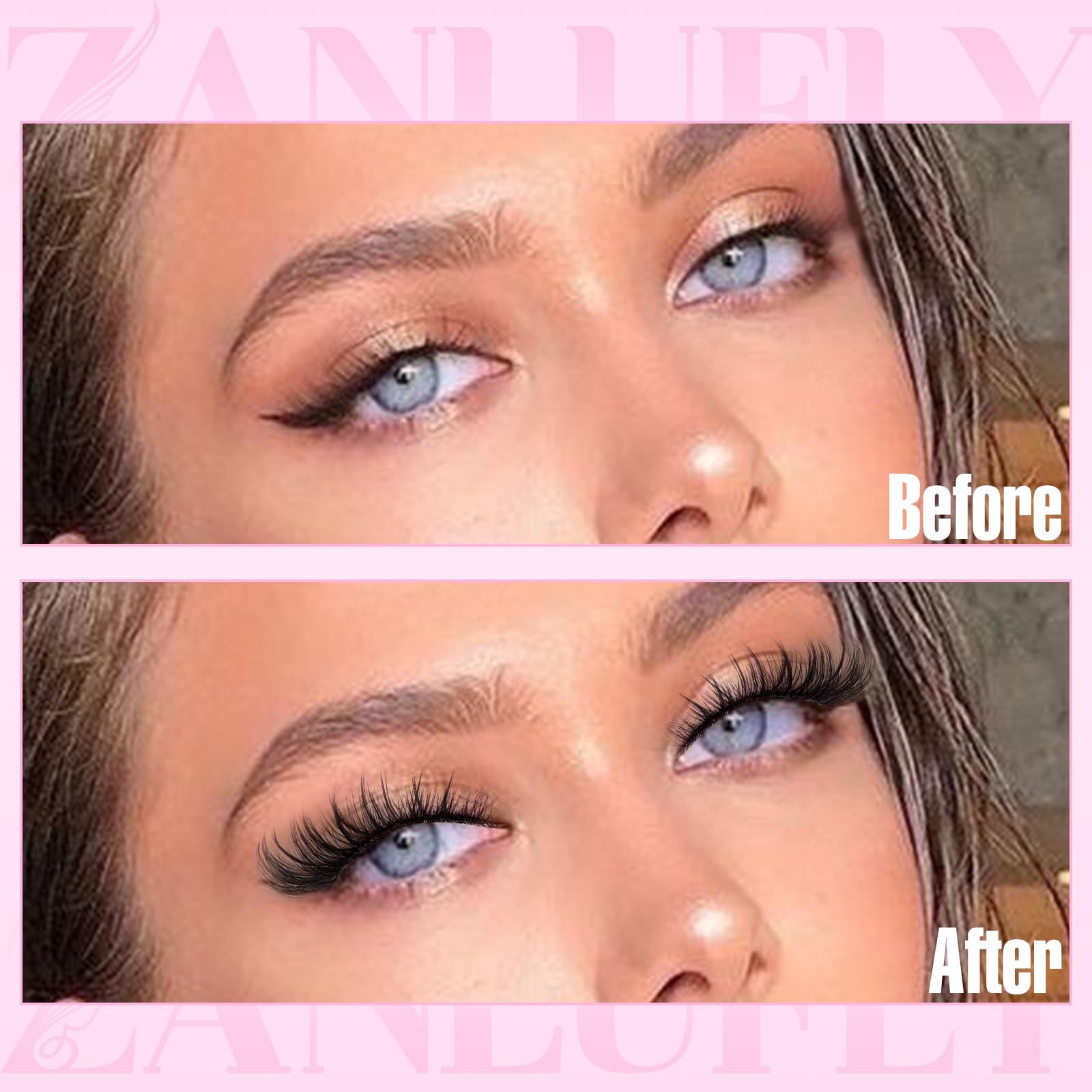 Kit de 180 pièces pour réaliser soi-même des cils soignés sans salon.
