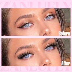 Kit de 180 pièces pour réaliser soi-même des cils soignés sans salon.